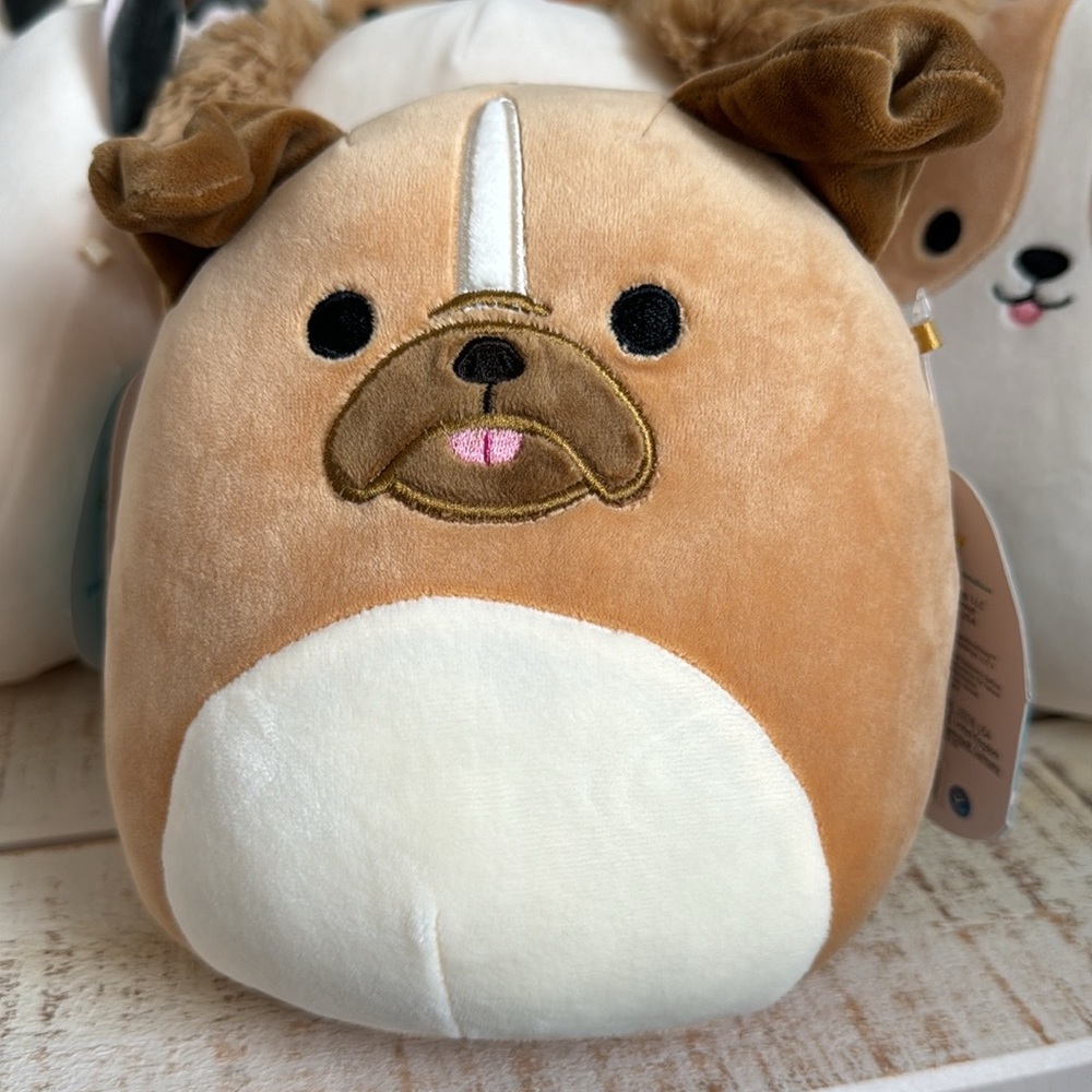 Squishmallow Alex the Bulldog 7.5 inch NWT